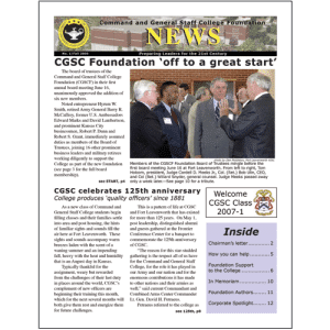 Foundation News, No. 1, Fall 2006-cover image