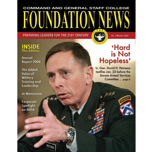 Foundation News, No.2, Winter 2007, cover image