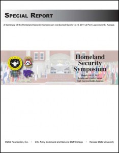 Homeland Security Symposium Report- cover image