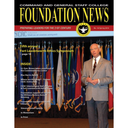 Foundation News, No. 16, Summer 2014, cover image