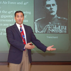 Lecture addresses men and flying machines of WWI