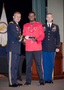 Lt. Gen. Michael Lundy, Commanding General, Combined Arms Center (CAC) and CGSC Commandant, and Command Sgt. Maj. David Turnbull presented the graduation badges to the graduating international officers of the CGSC Class of 2016 on June 9. Click the photo to view all the photos from the ceremony.