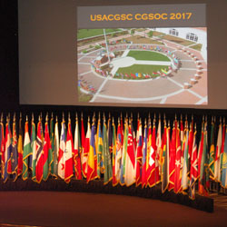 CGSC 2017 academic year kicks off with International Flag Ceremony
