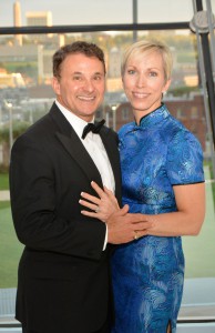Tim and Karen Carlin at the 2016 Celebration of International Friendship at the Kauffman Center for the Performing Arts in downtown KC.