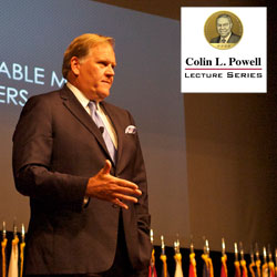 Former U.S. Rep. Mike Rogers delivers Powell Lecture