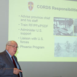 Willbanks addresses CORDS in latest Vietnam lecture