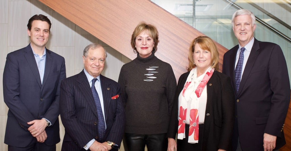 From left: Trustees Shane Smeed, Farhad Azima, Lyn Lakin, Elaine Drodge Koch, and Terry Lillis.