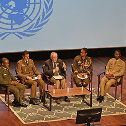 CGSC international students participate in UN Peacekeepers forum in KC