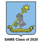 SAMS Crest with Class of 2020 text below