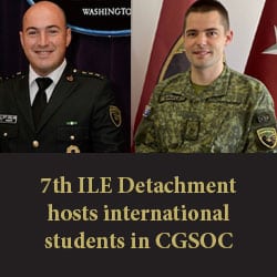 7th ILE Detachment hosts international students in CGSOC