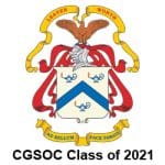 CGSC crest with "CGSOC Class of 2021" text at bottom