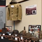 photo of WWI display in the CGSC Foundation gift shop