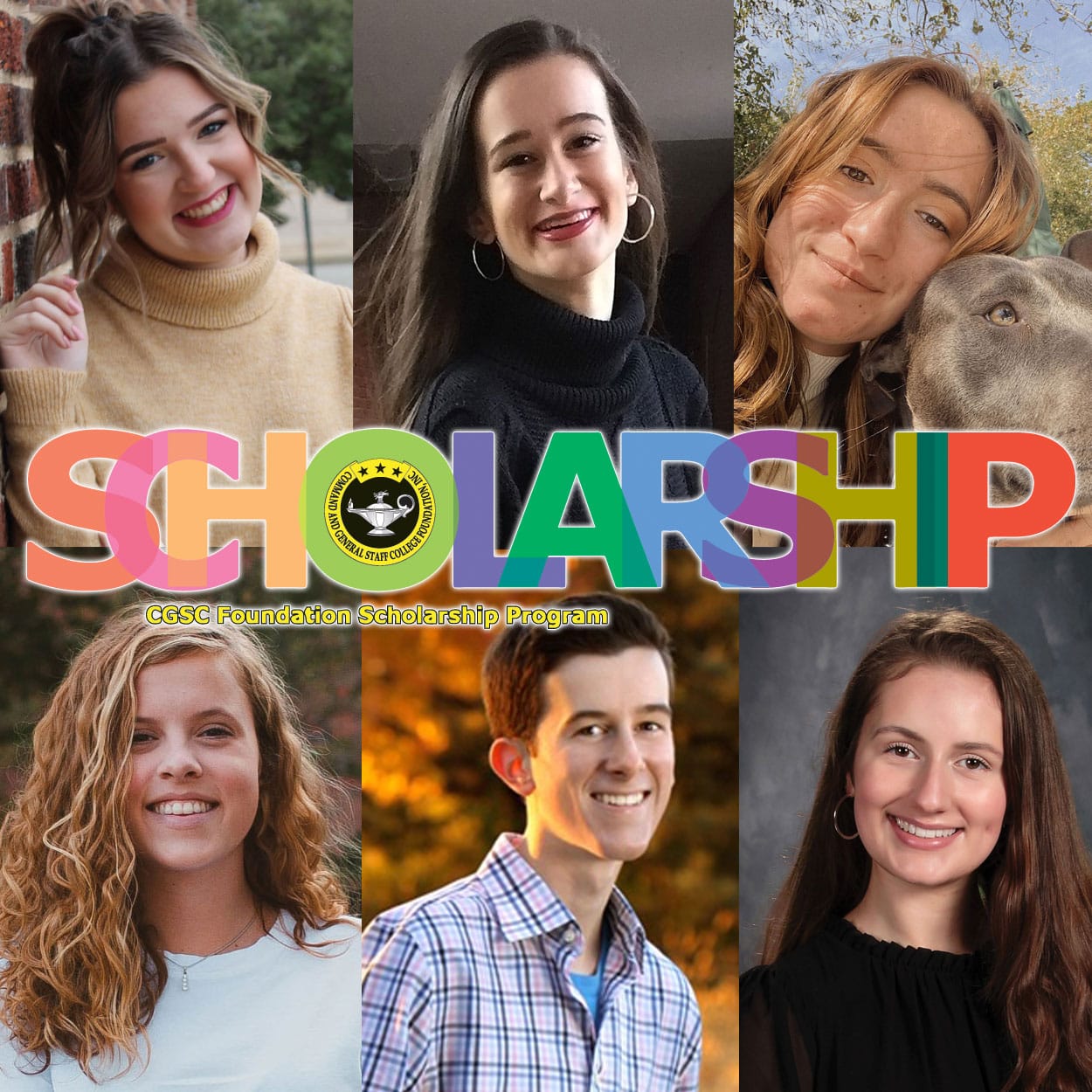 2021 CGSCF Scholarship Program winners composite image