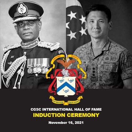 CGSC inducts two officers into International Hall of Fame