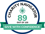 Charity Navigator 89 out of 100 Give With Confidence