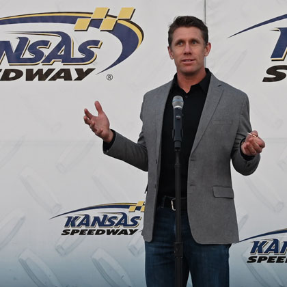 NASCAR driver Carl Edwards headlines Foundation event at Kansas Speedway