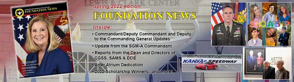 Composite image of the 30th edition of the Foundation News with a cover image of the magazine and selected photos