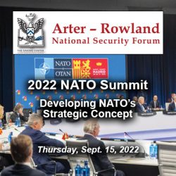 Arter-Roland National Security Forum logo with text 