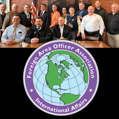 FAOA chapter welcomes Ambassador Miller