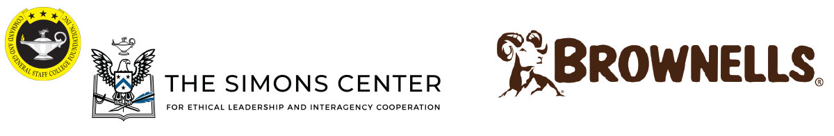 Simons Center National Security Forum host logos