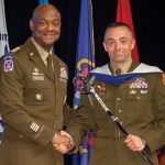 The U.S. Army’s School of Advanced Military Studies (SAMS) Class of 2023 graduated at 9 a.m., May 25, in Eisenhower Auditorium at the Lewis and Clark Center on Fort Leavenworth, Kansas.