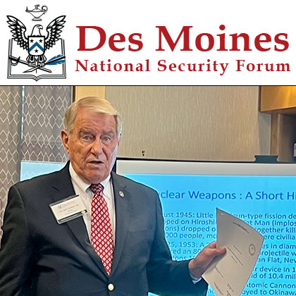 NATO nuclear posture topic of national security forum in Des Moines