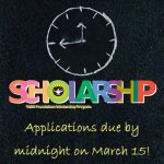 scholarship deadline reminder w