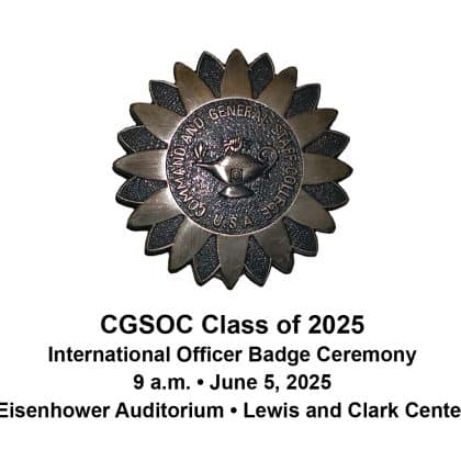 2025 International Officer Badge Ceremony