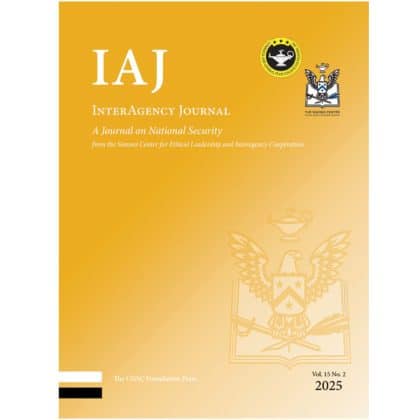 InterAgency Journal 15-2 cover image