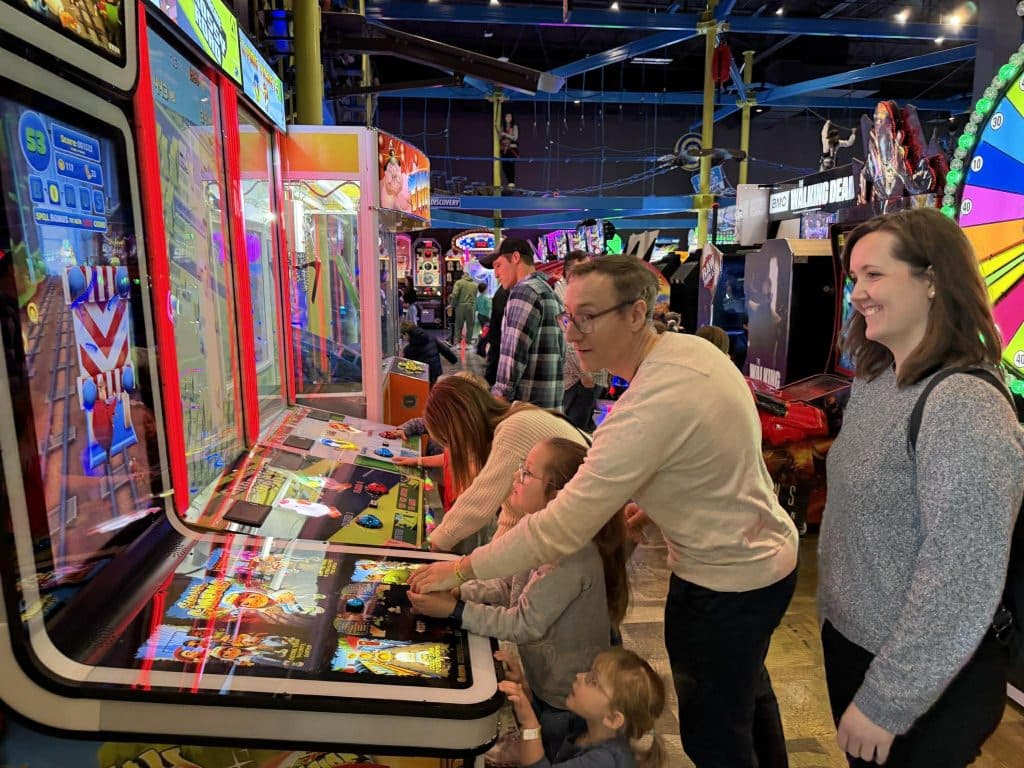 IMS and their families enjoy an afternoon of games and activities at the Main Event experience in north Kansas City on Feb. 1, 2026.