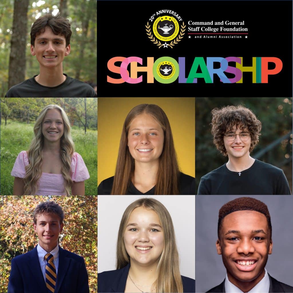 Scholarship Recipients of the CGSC Foundation's 2026 scholarship program.